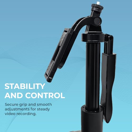 Image of Vlogging Kit for iPhone, YouTube TikTok Podcast Video Recording Starter Kit for Content Creators, Equipment: Full Size Tripod, Phone Stabilizer, Shotgun Microphones & LED Lights