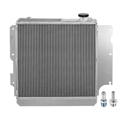Image of BDFHYK 2760 3-Row 44mm Radiator for Jeep Wrangler 87-95, 97-06