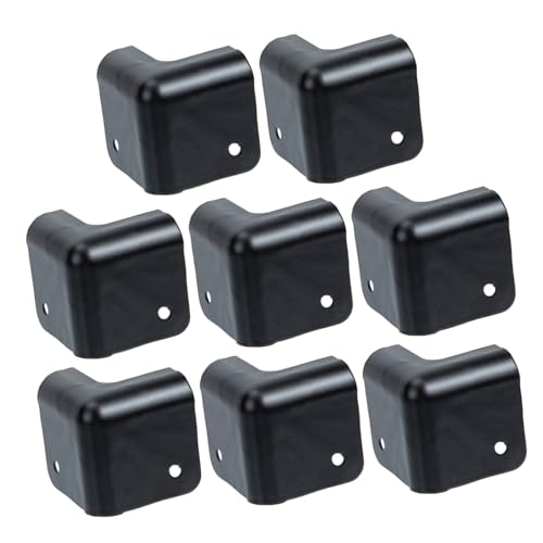 PENIKOKO Protector de Esquinas de Hierro para Altavoces Kit Tornillos Resistente y Duradero para Muebles y Cajas Protección Anticolisión Fácil Instalación y Desmontaje