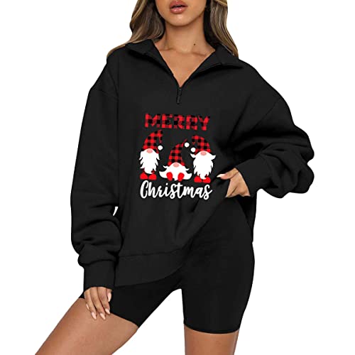 Moletom feminino de lã de manga comprida e gola redonda pulôver moletom casual com capuz blusa solta