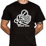 Licorice Pizza T-Shirt Defunct Music Retailer Mens Black Cotton Crew Neck Tee (XX-Large)