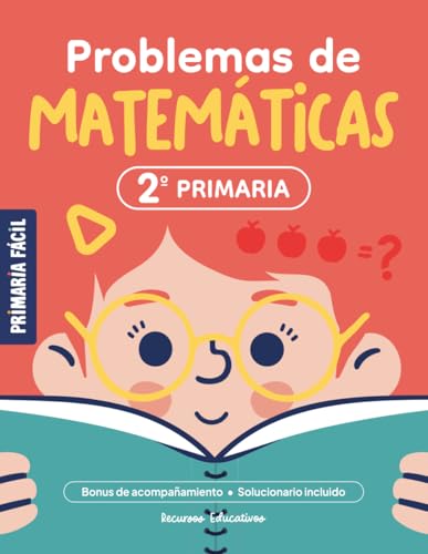 Problemas de Matemáticas 2º de Primaria: Cuaderno de repaso de ma...