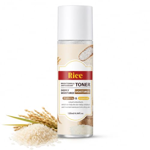 Rice Toner Moisturizing & Brightening with Niacinamide - 120ml | Dewy, Ultra Hydrating, Soothes Skin, Locks in Moisture, Reduces