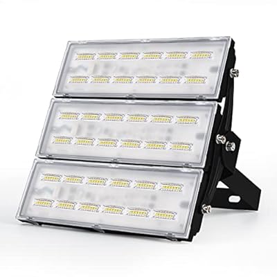 WERISE 300W LED Flood Light Outdoor, 33480lm 6000K Super Bright Yard Security Lights IP66 Waterproof Outdoor Work Lights, Adjustable Heads, Great for Garden,Yard, Parking Lot