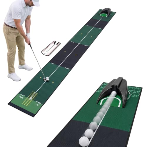 Golf Putting Mat with Mirror