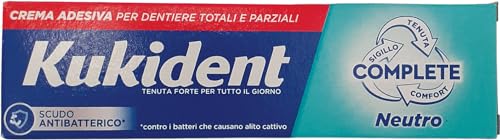 Kukident Crema adhesiva para dentadura completa neutral, 35 g, 35 g