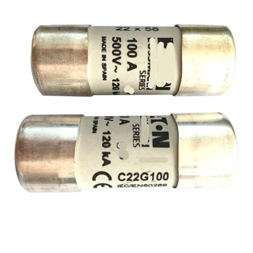 Tube fusible C22G 22x58 cartouche fusible cylindrique industrielle 2A à 125A