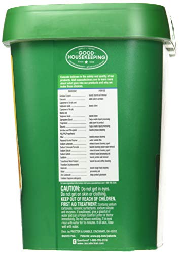 Image of Cascade Total Clean Dishwasher Detergent Fresh 105 Scent ActionPacs Net Wt 57 Ounce