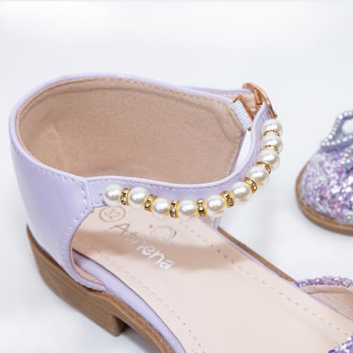 Girls' Shoes with Glitter, Pearls and Butterfly Applique3