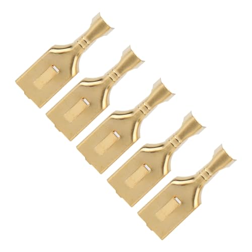 Terminale Connettore a Spina Quadrata in Ottone 100 Pezzi e a Tirante 7.8 Mm