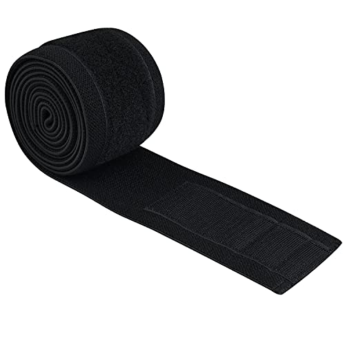 AQF Knee Wraps Weight Lifting Bandage - IPL and USPA Approved Gym Knee Support - Heavy Duty 78” Elasticated Support Straps Guard Powerlifting, Squatting (Pair) - Image 8