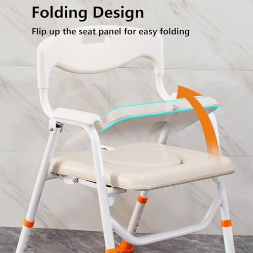 Chaise pot réglable et antidérapante pour éviter les chutes des seniors