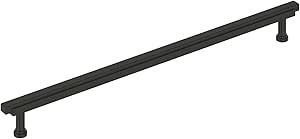 Signature Hardware 954049-18 Gilderoy 18 Inch Center to Center Appliance Pull - Matte Black