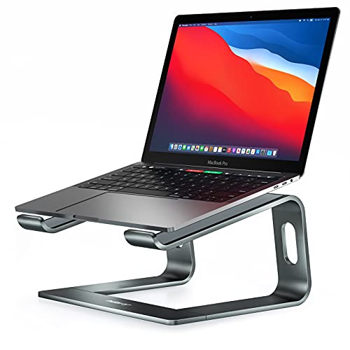 Nulaxy Laptop Stand, Ergonomic Aluminum Laptop Computer Stand, Detachable Laptop Riser Notebook Holder Stand Compatible with MacBook Air Pro, Dell XPS, HP, Lenovo More 10-15.6” Laptops Nulaxy Laptop Stand, Ergonomic Aluminum Laptop Computer Stand, Detachable Laptop Riser Notebook Holder Stand Compatible with MacBook Air Pro, Dell XPS, HP, Lenovo More 10-15.6” Laptops