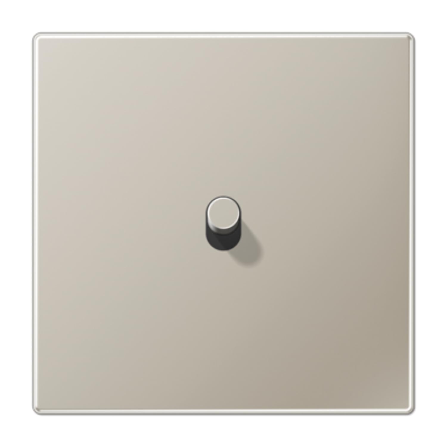 Plaque 1 x 1 pal. JUNG ES12-0R1 finition acier design haut de gamme