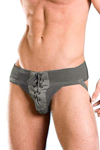 Gb2 Jockstrap Football (XLARGE, GRAY)