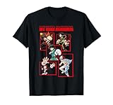 My Hero Academia Red Block Character Collage Anime T-Shirt