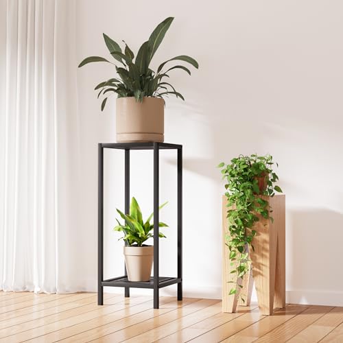 Zhongma ZM035 2 Tier 30 Inch Tall Indoor Outdoor Plant Stand Heavy Duty Metal Flower Stand thumb #4