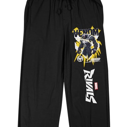 Marvel Rivals Venom Men's Black Sleep Pajama Pants2