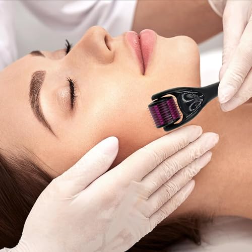 Kostech Derma Roller (KDR) 540 Titanium Micro-Needles for Skin Care I Hair & Beard Growth I Anti-aging I Acne Scars Removal (Pack of 1, 2.0mm)