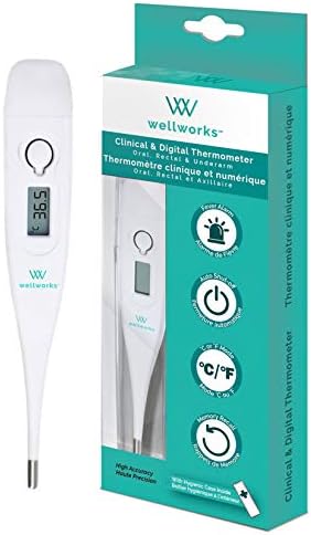 Clinical and Digital Thermometer - Baby Thermometer For Oral, Rec...
