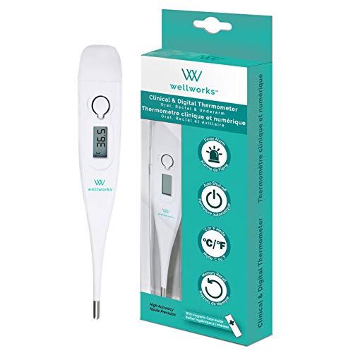 Wellworks Clinical and Digital Thermometer - Baby Thermometer for...