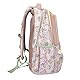Depesche 13304 TOPModel Summer Feeling - Schulrucksack in Rosa, mit Model Motiv und Blumen Muster, Schultasche mit verstellbaren Trägern