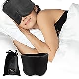 Luxury Silk Sleep Mask - Tara Sartoria Artisan Handmade - Wrap Around Eye Mask for Sleeping, Machine Washable 27mm Natural Mulberry Silk, Sleep Mask, Silk Mask, Eye Covers, Blindfold, Unique Gifts