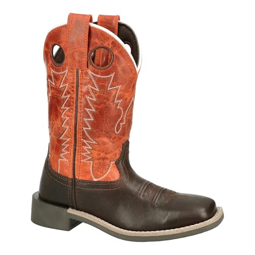 Smoky Mountain Western Boots Boys Dusty Chocolate Burnt Orange 3417C4