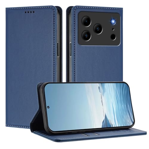�X�}�z�P�[�X �Ή��@�� for Doogee Note 56 (Pro) / Note 56 Plus �yRFID�Ւf�@�\�z�y�J�[�h�z���_�[�t���}�O�l�b�g�J���t���b�v�X�^���h�z�X�}�z�P�[�X Blue