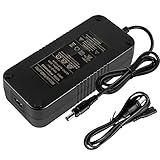 FS Fushield 48V-54.6V 3A Battery Charger, Power Adapter with DC5.5mm 2.1mm, Female DC Port Inline...