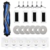 Kit di accessori di ricambio Compatibile con ECOVACS DEEBOT N30 Pro Omni / N30 Omni Aspirapolvere Robot,1 Spazzola principale 6 Sacchetti di Raccolta Polvere 4 Filtri 4 Panni Mop 4 Spazzole laterali