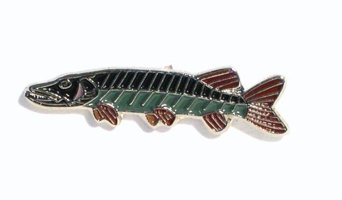 Mainly Metal Green Art Deco Pin Badge (25mm)
