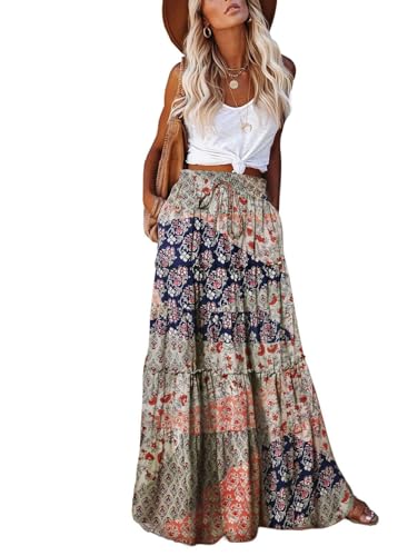 Punude Women's 2026 Summer Skirt High Waist Flowy A...