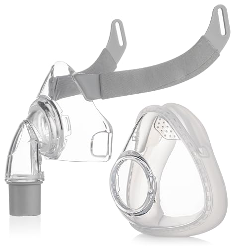 3B Medical Siesta Full Face Mask Without Headgear Kit (Large) Clear
