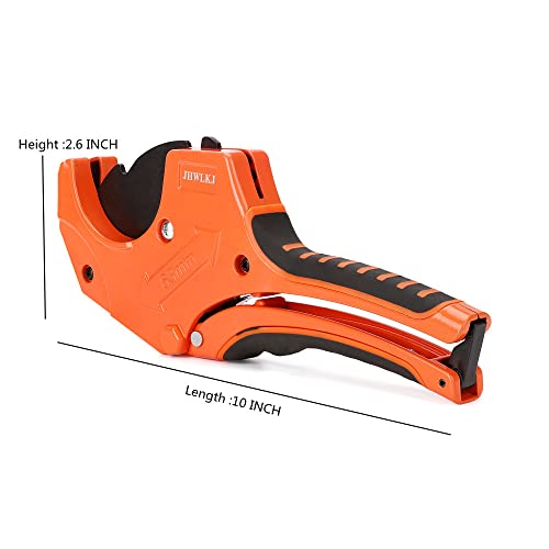 Ratchet Pvc Pipe Cutter, Cuts Up To 2-1/2", Pvc Cutter 2 Inch, Sk5 Blade And Aluminum Alloy Body, Cutting For Pex, Pvc, And Ppr Pipe, Etc,Ideal For Home Working And Plumbers #TOP3