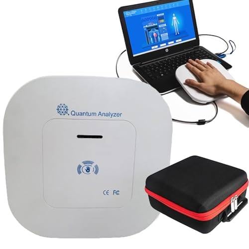 Qantum Analyzer-Accuracy: About 85%,Quantum Resonance Magnetic Analyzer,Hand Contact Quantum Analyzer,52 Reports,Professional Test for Physical Health - Dynamic & Reliable Results!