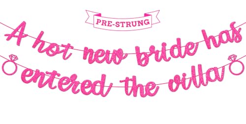 Love Villa Island Bachelorette Party Decorations Banner