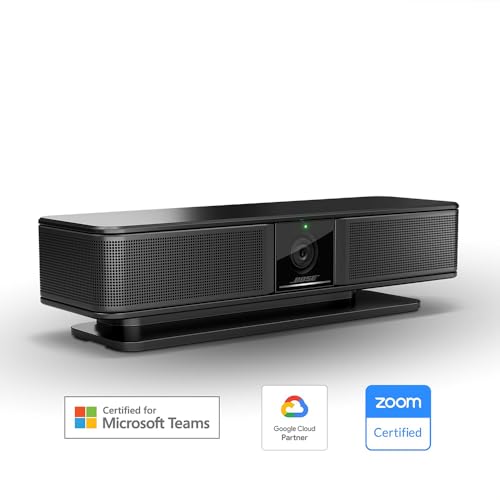 Bose Dual Pack Videobar VB-S, All-in-One USB Conferencing Device 4K Camera Beamforming Mics | Dual 2-Pack Bundle