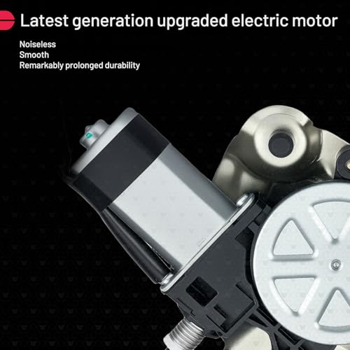 Image of BDFHYK 741-877 Power Window Regulator with Motor Front Right Compatible with Jaguar S-Type 2000-2002, Lincoln LS 2000-2002