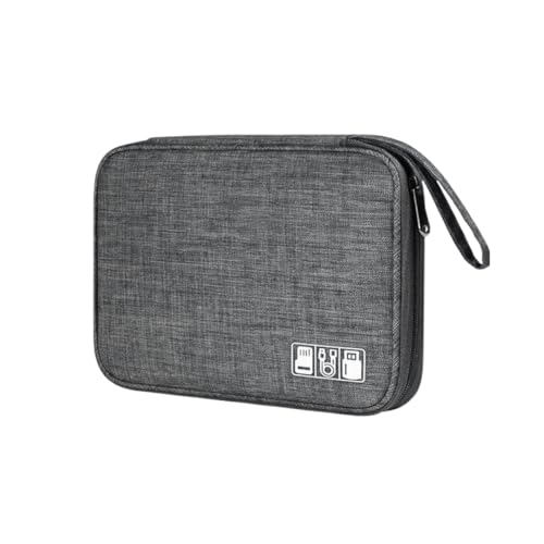 Necessárie organizadora de cabos de viagem eletrônicos, bolsa de acessórios, impermeável, universal,