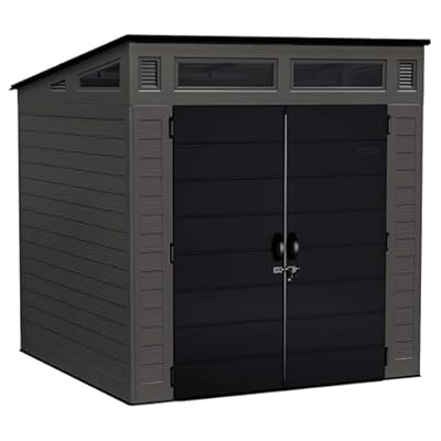 Suncast BMS7780 Modernist Shed, Peppercorn