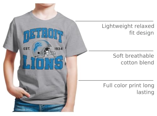 Junk Food NFL - Washington Commanders Team Helmet Kids SS T-Shirt Grey by Junk Food - Used condition - Image 3