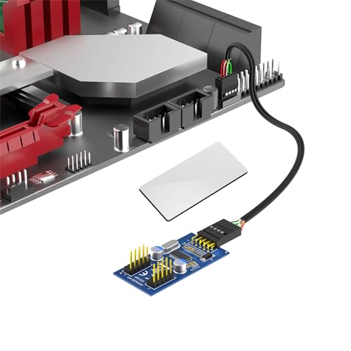 USB 9Pin Expansion Card Female 1 To 2 Female Extension Cable Adapter Circuit Board HUBs HUBs For Desktop Motherboards Computer USB Port Multiplier - Image 4