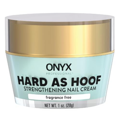 Onyx-Professional-Hard-As-Hoof-Nail-Strengthening-Cream-Unscented-Nail-Growth-Conditioning-Cuticle-Cream-Stops-Splits-Chips-Cracks-Strengthens-Nails-1-oz Onyx Professional Hard As Hoof Nail Strengthening Cream, Unscented - Nail Growth & Conditioning Cuticle Cream Stops Splits, Chips, Cracks & Strengthens Nails, 1 oz - Image 1