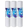 ICEPURE 5 Micron 4.5" x 20" Whole House String Wound Sediment Water Filter Cartridge for Well Water, Replacement for WP5BB20P/WP25BB20P, SDC-45-2005, SP-WP5-20BB, SWC-45-2005, 3PACK