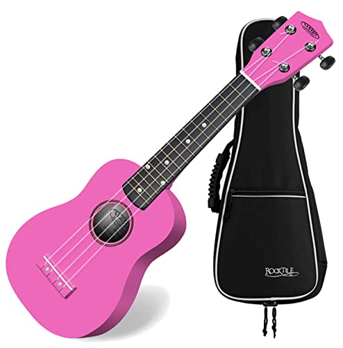 Classic Cantabile Us-100 Pk Ukulele Rosa-Pink Con Custodia