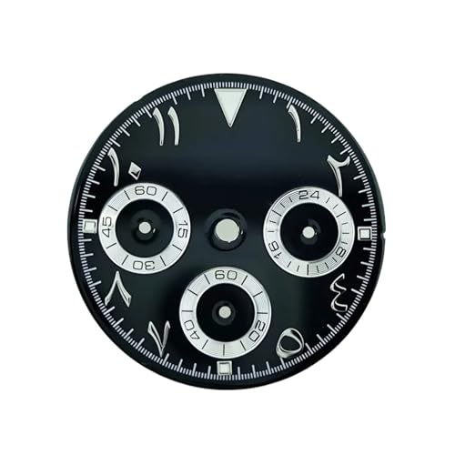 Cadran de montre 29mm pour réparer le mouvement quartz VK63 du chronomètre