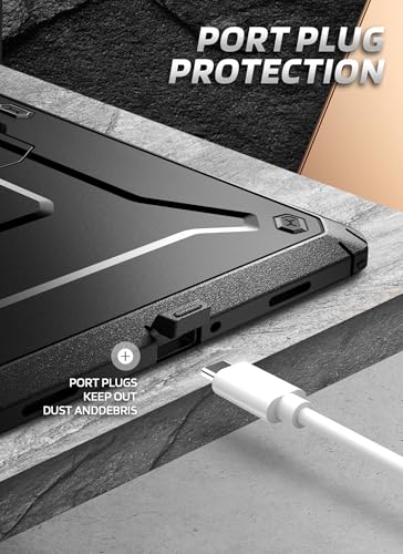 Image of SUPCASE for Samsung Galaxy Tab A11+ Plus Case with Stand (Unicorn Beetle Pro), [Built-in Screen Protector] Full Body Heavy Duty Rugged Protective Tablet Cover for Galaxy Tab A11 Plus 11 Inch, Black