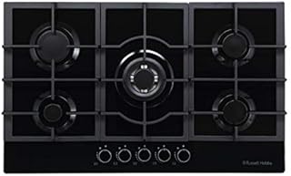 Russell Hobbs RH86GH702DS 5 Burner Gas Hob, Black